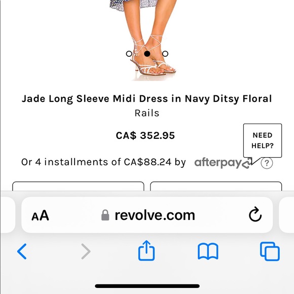 JADE LONG SLEEVE MIDI DRESS - Picture 4 of 4